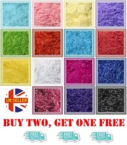 SHREDDED TISSUE HAMPER FILLER LUXURY SOFT PAPER GIFT BOX PACKAGING RECYCLABLE - Picture 1 of 22