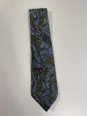 Corbata J Garcia Feliz Cumpleaños Blanco Gris Colección Ocho Seda Foto 1 de 4