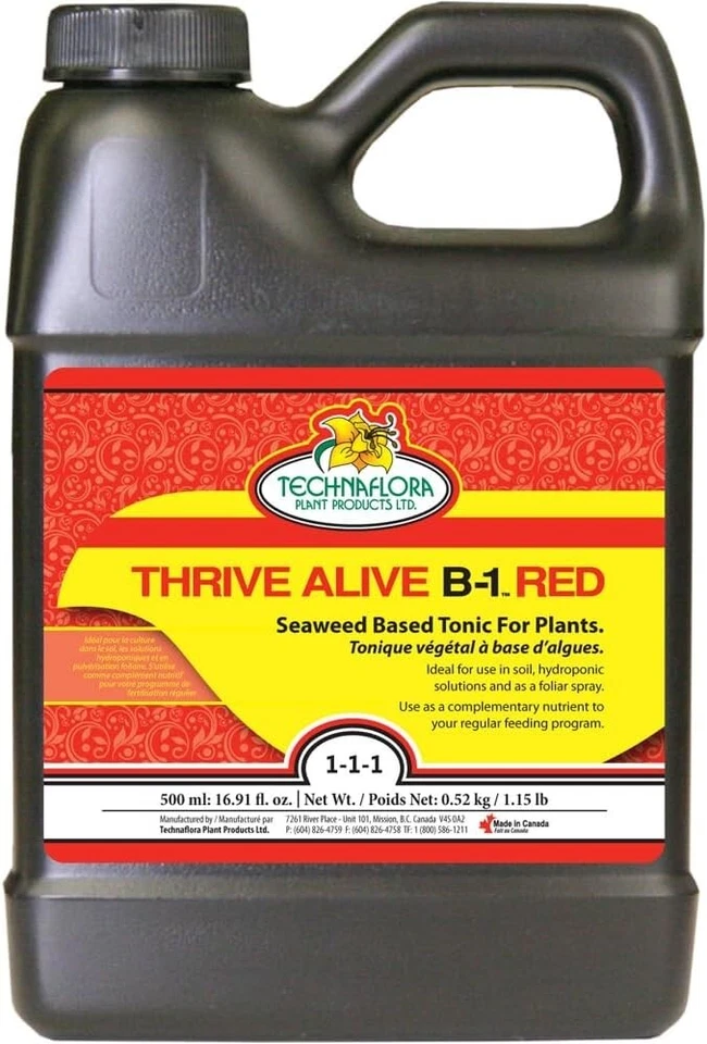 Technaflora Thrive Alive B1 vermelho, 500 ml - Imagem 1 de 1