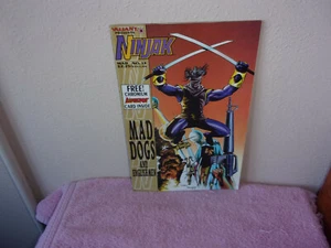 VINTAGE (NEW) VALIANT COMIC "NINJAK" MAD DOG # 13 w/ TRADING CARD..1995.....#731 - Picture 1 of 4