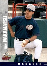 2000 Erie Seawolves Multi-Ad #25 Don Wakamatsu Manager Baseball Card