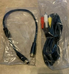 Sega Genesis A/V + 32X link patch cable for model 2 system NEW USA seller 8 PIN - Picture 1 of 3