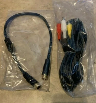 Sega Genesis A/V + 32X link patch cable for model 2 system NEW USA seller 8 PIN