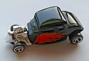 Maisto 1934 Ford Hot Rod Car, Black with Flames, Just Out of Package Condition. - Picture 1 of 3