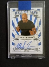 2016 Leaf Hall of Fame Mike Tyson #14/15 autograph card