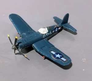 Vintage Tomy Bachmann Mini-Planes Blue Corsair F-4U No Box Hong Kong - Picture 1 of 11