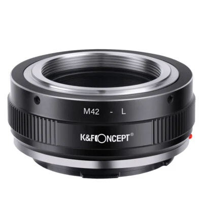 K&F Concept M42-L Manual Focus M42 Lens to Leica SL T Sigma FP Panasonic L-mount - Image 1 of 4