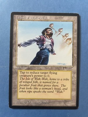MTG Arabian Nights  Edition, Island of Wak Wak! 1993 Vintage Magic! - Image 1 of 2