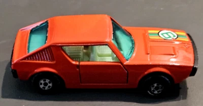 Matchbox Lesney Superfast #62 Renault 17 TL - Rojo Brillante, Etiqueta "9" Foto 1 de 4