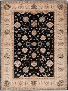 Ziegler Farahan Tapis Oriental Fait Main 229x169cm - Fin, Tapis, Noir - Picture 1 of 14