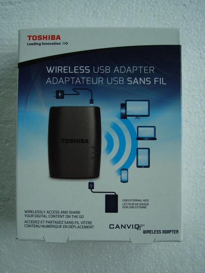 Adaptador USB inalámbrico Toshiba/transmisor Wi-Fi Foto 1 de 1