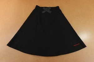 Little Parni Girls Size 10 Black French Terry Knee Length A Line Skirt NWT - Picture 1 of 11