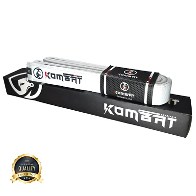 KOMBAT USA Jiu-Jitsu BJJ Premium Belts|Adult BJJ Belts|IBJJF Competition Approve - Image 1 of 4