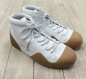 NIB Rag & Bone Men's RB1 High Wrap Sneakers In White Combo Size: 44 (US 11) - Picture 1 of 6