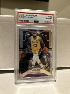 2019 Panini Prizm Lebron James #129 PSA 10 - Picture 1 of 2