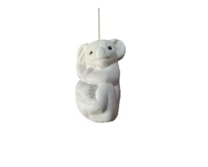 Keramik weiß/elfenbein Koala Badezimmer Licht Ziehgriff mit Schnur & Stecker - Bild 1 von 4