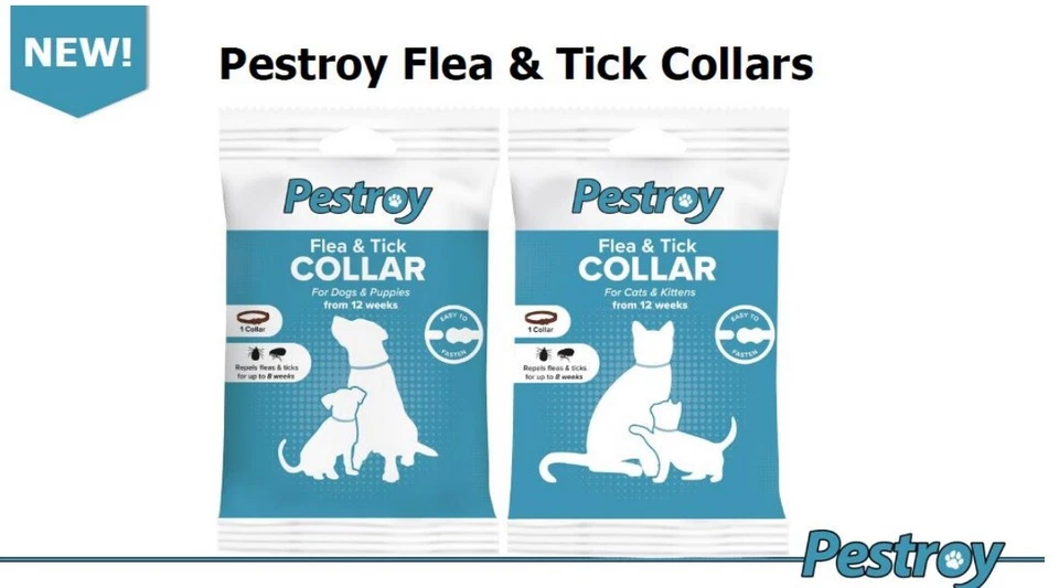 Bob Martin Pestroy Flea & Tick Collar for Dogs and Puppies Cat & Kittens