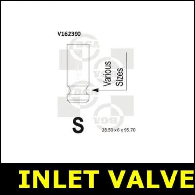 Inlet Valve Fits Hyundai MATRIX SANTA FE SONATA I V 1.5 2.0 D3EA D4EA 093261V - Image 1 of 3