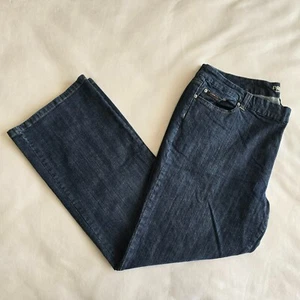 Premiere Avenue Jeans Dark Wash Stretch Denim Plus Size 24T Tall Blue Jeans - Bild 1 von 12