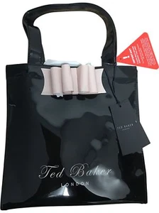 Ted Baker London Tasche schwarz Lack Schleife mit Etikett - Bild 1 von 8