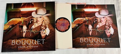 GWEN STEFANI SIGNED Bouquet AUTOGRAPHED Insert Indie Color Vinyl No Doubt Signed - Image 1 of 4