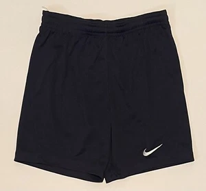 Nike Dri-Fit Kid's Standard Fit Pocketless Activewear Shorts S Small Navy Blue - Picture 1 of 3