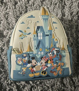 Loungefly Disney 50th Anniversary Mini Castle Backpack Amazon New FREE SHIP