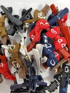 30 pcs red brown white black small girl hair clip pin bow Barrettes  Blue dog - Picture 1 of 6
