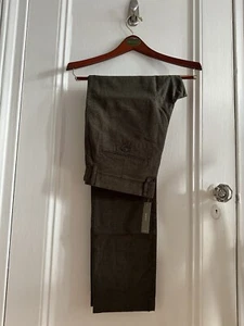 J. CREW 484 Slim-Fit Twill Pant in Dark Olive BB979 Sz 33/32 - Picture 1 of 3