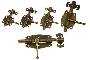 Catenaccio per mobili catenaccio per porta catenaccio per cancello catenaccio per cancello catenaccio per bullone vintage vecchio - Foto 1 di 17