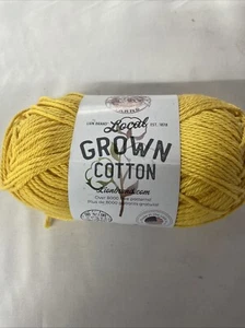 Lion Brand Local Grown Cotton “Sunshine” 184 Yards - Picture 1 of 2