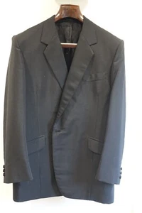 (£2500 rrp) Abito da pranzo smoking su misura 3 pezzi, S.Krett & sons fatto a mano, fila Savile - Foto 1 di 16