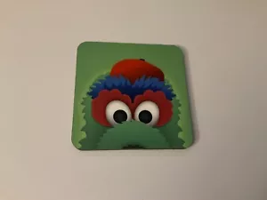PHILLIES PHILLIE PHANATIC COASTER 3 3/4" X 3 3/4" NUOVO SGA - Foto 1 di 2