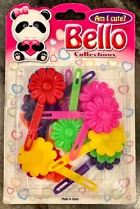 Multi-Colored Large Daisy Hair Barrettes, Clips - Picture 1 of 1