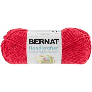 6er Pack Bernat Handicrafter Baumwollgarn einfarbig - rot 162101-1743 - Bild 1 von 1