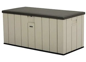 Lifetime 60254 Heavy-Duty HDPE Deck Box - 59.3"Lx28.3"Wx27.2"H, Brown/Sand/Black - Picture 1 of 6