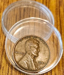Vintage 1942 Lincoln Wheat Penny No Mint Mark Rare Find - Picture 1 of 2