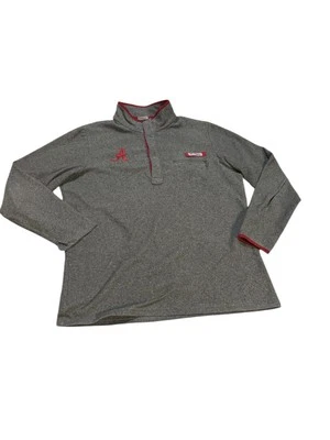 Sudadera polar pulóver a presión gris Alabama Columbia PFG para hombre talla grande Foto 1 de 4