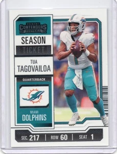 2023 Panini Contenders - Season Ticket Tua Tagovailoa #64 Miami Dolphins - Picture 1 of 2