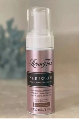 LOVING TAN 2hr Express Self Tan Mousse in Dark *FREE SHIPPING* - Image 1 of 4
