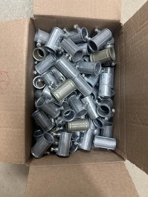 "Lote de 75 conectores de conducto EMT 1/2"" zinc fundido a presión conjunto accesorios eléctricos de tornillo" Foto 1 de 2
