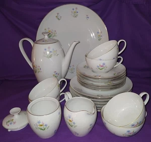 Arzberg 1982 Streublümchen ** KOMPLETTES SERVICE für 6 Personen ** von 1947-1970 - Bild 1 von 5