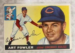 1955 Topps ART FOWLER #3! Cincinnati Redlegs Reds - Bild 1 von 2
