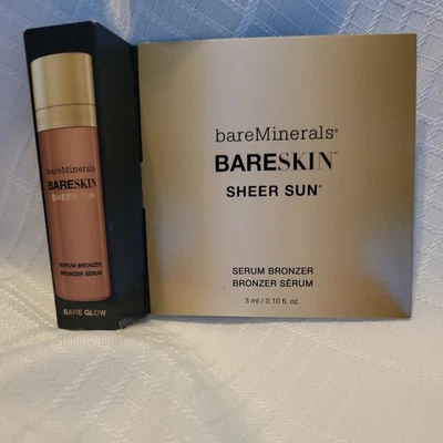 bareMinerals BareSkin Sheer Sun Serum Bronzer Bare Glow New Travel/Sample Size - Image 1 of 4