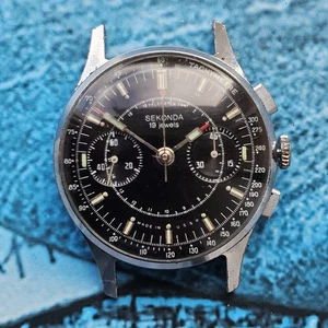 Vintage Sekonda Poljot 3017 (Strela) Chronograph USSR Men's Watch - Picture 1 of 9