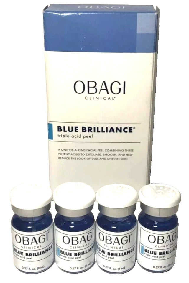 OBAGI Clinical Blue Brilliance Triple Acid Peel 4 x 0.27 Fl Oz Vials