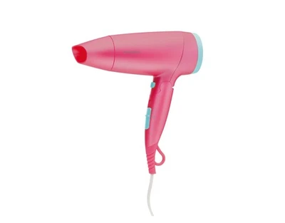 Silvercrest Reisehaartrockner Föhn klappbar SRHK 1600 B1 pink/türkis 1200/1600W - Bild 1 von 4