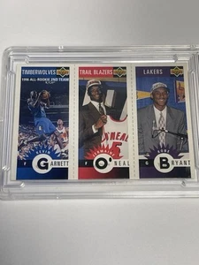 1996-97 UD Collector's Choice Kobe Bryant RC Kevin Garnett Jermaine ONeal Gem Mt - Picture 1 of 3