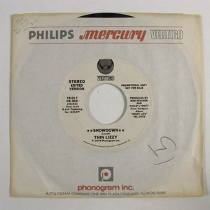 Rock 45 THIN LIZZY Showdown VERTIGO VG+ promo HEAR h - Picture 1 of 2