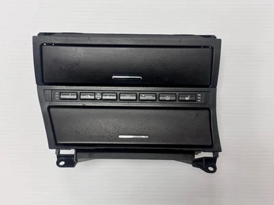 🚘 99-06 BMW E46 M3 Consola central delantera Bandeja de almacenamiento Tapa Borde 8268887 / 8268888 Foto 1 de 4